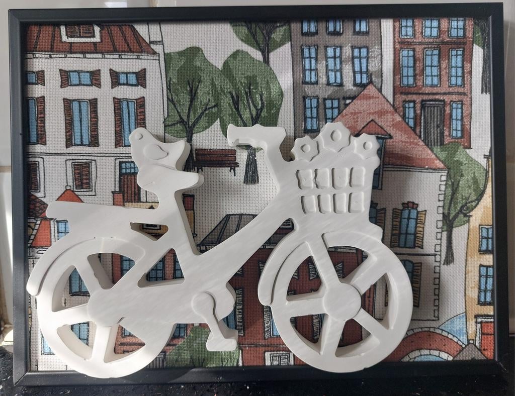 Schilderijtjes ' Fiets ', Ophalen of Verzenden, Nieuw