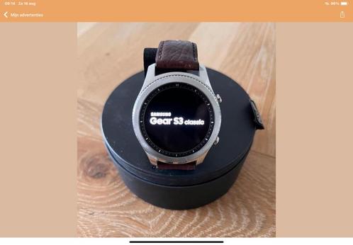 Samsung S3 horloge incl originele verpakking, Sieraden, Tassen en Uiterlijk, Sporthorloges, Gebruikt, Android, Zwart, Hartslag