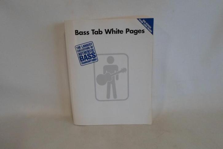 Bass Tab White Pages Hal Leonard, Muziek en Instrumenten, Bladmuziek, Zo goed als nieuw, Artiest of Componist, Populair, Basgitaar