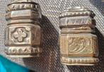 2 stuks lodereindoosje zilver, Ophalen, Zilver