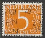 Nederland 1946 465b Cijfer 5c fosfor, Gest, Postzegels en Munten, Postzegels | Nederland, Ophalen of Verzenden, Na 1940, Gestempeld
