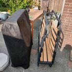 2 vrijwel nieuwe opklapbare bedden 90x200 zonder matras, Tuin en Terras, Tuinmeubel-accessoires, Ophalen, Zo goed als nieuw