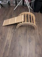 Houten Klimrek met Glijbaan, Kinderen en Baby's, Speelgoed | Buiten | Speeltoestellen, Ophalen, Zo goed als nieuw, Glijbaan, Aanbouwonderdeel