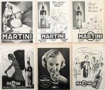 43 vintage advertenties reclames Martini drank 1937-66, Verzenden, Gebruikt