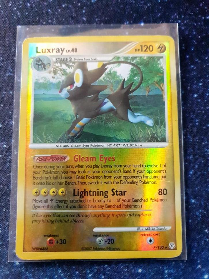 Pokémon kaart Luxray Lv.48 reverse #7 Diamond & Pearl, Hobby en Vrije tijd, Verzamelkaartspellen | Pokémon, Zo goed als nieuw