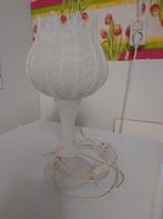 Spaanse marmeren tulplamp, Ophalen of Verzenden, Gebruikt, E27 (groot), Led-lamp