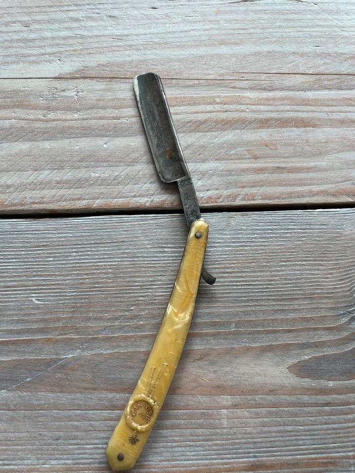 Antiek Scheermes silversteel, Antiek en Kunst, Antiek | Overige Antiek, Ophalen of Verzenden