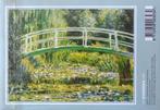 AMAZING ART CARD: CLAUDE MONET met WITTE WATERLELIES in 3D, Ophalen of Verzenden, 1980 tot heden, Ongelopen, Cultuur en Media