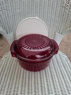 Microplusschalen, Microcook, 4 delig en meer Tupperware, Ophalen of Verzenden, Gebruikt, Rood, Schaal
