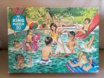Vintage King puzzel zwembad zwemmen kinderen 50 stukjes, Verzamelen, Speelgoed, Gebruikt, Ophalen of Verzenden