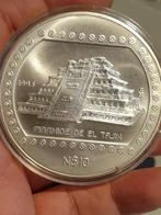 Piramide de El Tajin, 1993, 5 oz 999 zilver, Mexico (5), Ophalen of Verzenden, Zilver