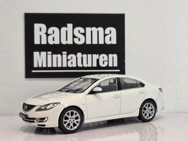 Mazda 6 sedan - Wit GH1/GH2 - 1:43 Norev, Hobby en Vrije tijd, Modelauto's | 1:43, Zo goed als nieuw, Auto, Norev, Ophalen of Verzenden