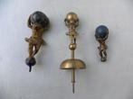 3 atlasfiguren voor klokken, Antiek en Kunst, Antiek | Klokken, Ophalen of Verzenden