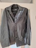 Leren herenjas, zwart., Ophalen