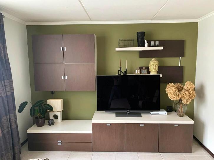 Wandmeubel System Box (elementen ook evt. los), Huis en Inrichting, Kasten | Wandmeubels, Gebruikt, 200 cm of meer, 300 cm of meer