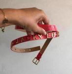 Roze riem / ceintuur van jacky luxury, maat s, Kleding | Dames, Riemen en Ceinturen, Ophalen of Verzenden