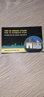 Escapetours 2 tot 4 personen t.w.v €29,95, Kortingsbon, Overige typen
