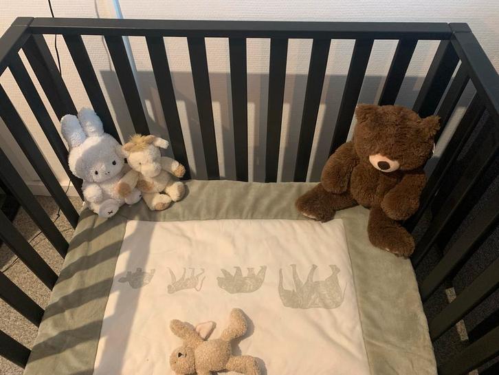TWF Fleur Babybox + Matras & 3 Boxkleden, Kinderen en Baby's, Babywiegjes en Ledikanten, Gebruikt, Ledikant, Ophalen