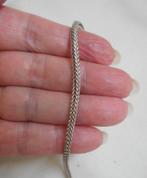 Zilveren vossenstaart armband nr.1115, Sieraden, Tassen en Uiterlijk, Verzenden, Zo goed als nieuw, Zilver, Zilver