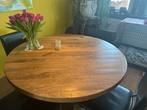 Mango houten eettafel - 120cm doorsnede, Huis en Inrichting, Tafels | Eettafels, Gebruikt, 100 tot 150 cm, Rond, Ophalen of Verzenden