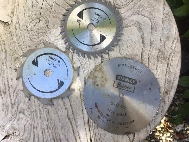 Diverse Zaagbladen - Bosch & Stanley Bridges, Doe-het-zelf en Verbouw, Gereedschap | Zaagmachines, Gebruikt, Cirkelzaag, Minder dan 600 watt