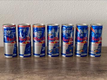 🟧 Max Verstappen Red Bull blikjes compleet editie 1 t/m 6 beschikbaar voor biedingen