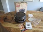 Pizzarette pizzaoven Bestron electrisch 4 persoons Zwart, Witgoed en Apparatuur, Gourmetstellen, Ophalen of Verzenden, Zo goed als nieuw