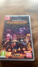 Minecraft dungeons switch, Avontuur en Actie, Ophalen of Verzenden, Zo goed als nieuw, 3 spelers of meer