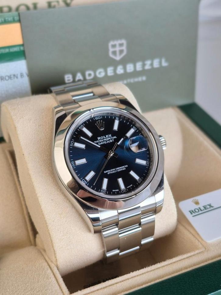 Rolex Datejust 116300, Sieraden, Tassen en Uiterlijk, Horloges | Heren, Zo goed als nieuw, Rolex, Goud, Staal, Ophalen of Verzenden