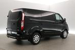 Ford Transit Custom PHEV Hybrid L1H1 | Aut. | Airco | Cruise, Auto's, Bestelauto's, Automaat, Stof, Gebruikt, Zwart