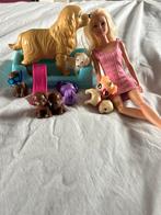 Honden set barbie, Kinderen en Baby's, Speelgoed | Poppen, Ophalen of Verzenden, Zo goed als nieuw, Barbie
