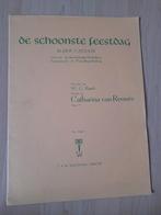 BLADMUZIEK DE SCHOONSTE FEESTDAG KLEINE CANTATE Van Rennes, Ophalen of Verzenden, Gelezen, Overige onderwerpen