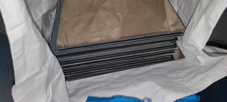 37 Gebruikte Spiegeltegels, Doe-het-zelf en Verbouw, Platen en Panelen, Gebruikt, Overige materialen, Minder dan 20 mm, Ophalen