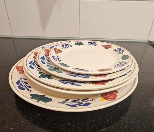 Boerenbond servies, Huis en Inrichting, Keuken | Servies, Zo goed als nieuw, Compleet servies, Boerenbont, Porselein, Ophalen