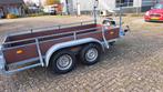 Mooie dubbelasser aanhangwagen te koop, Ophalen of Verzenden