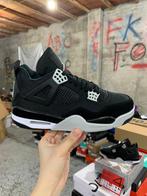 Air Jordan 4 Black Canvas | Maat 36, Ophalen of Verzenden, Nieuw