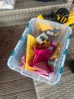 Grote bak met duplo hello kitty / roze / incl huis, Ophalen, Zo goed als nieuw, Duplo