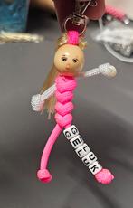 Paracord Gelukspoppetje Sleutelhanger, Ophalen of Verzenden, Nieuw, Overige typen