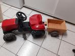 Speelgoed tractor met houten aanhanger., Kinderen en Baby's, Overige merken, Gebruikt, Met kar of aanhanger, Ophalen