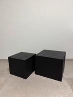 WOOOD Bijzettafels Set van 2, Huis en Inrichting, Tafels | Bijzettafels, Ophalen, Minder dan 45 cm, Minder dan 55 cm, Vierkant