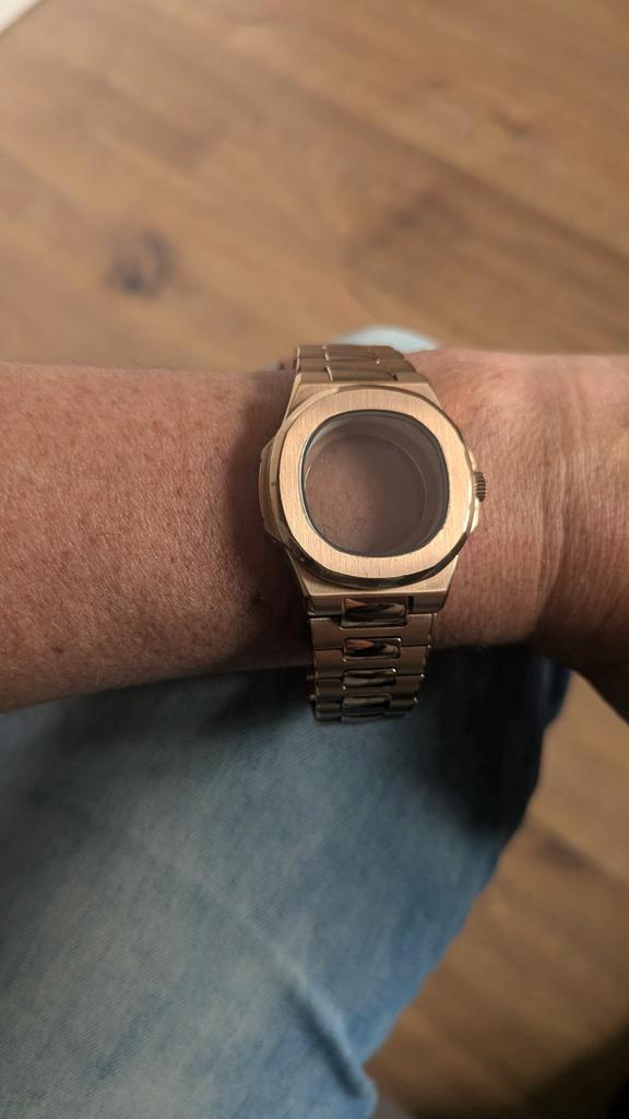 roségoud kast voor horloge, Sieraden, Tassen en Uiterlijk, Smartwatches, Nieuw, Android, Ophalen of Verzenden