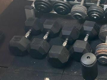 Hexa dumbells 32.5 en 35 kilo beschikbaar voor biedingen