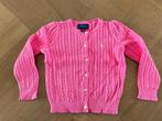 Ralph Lauren roze kabel vestje maat 4 / 4T circa 104, Meisje, Trui of Vest, Ophalen of Verzenden, Zo goed als nieuw