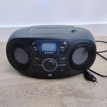 draagbare radio CD speler BIGBEN CD61NUSB met lichteffecten beschikbaar voor biedingen