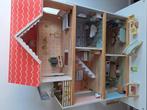 Poppenhuis met meubels, Ophalen, Zo goed als nieuw, Poppenhuis