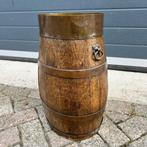 Vintage houten paraplubak met messing details, Huis en Inrichting, Woonaccessoires | Paraplubakken, Ophalen of Verzenden, Gebruikt