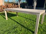 Hele mooie teakhouten tuintafel, Tuin en Terras, Tuintafels, Ophalen, Gebruikt, Rechthoekig, Hout