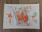 mooie jaren 30/40? briefkaart plattegrond Zutphen, Boeken, Atlassen en Landkaarten, Nederland, Zo goed als nieuw, 1800 tot 2000