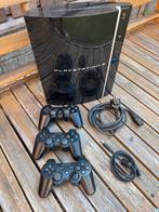 Playstation 3 - Sony PS3 met 3 joysticks, Spelcomputers en Games, Spelcomputers | Sony PlayStation 3, Gebruikt, Phat, Ophalen of Verzenden