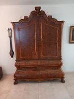 HOLLANDSE GEBOGEN KABINET KAST, Antiek en Kunst, Antiek | Meubels | Kasten, Ophalen